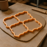 Ceramic Motif Tile Cutter – 17×17 cm (4-Tile Pattern)